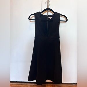 Aritzia Wilfred Black Suede Dress, Size 2